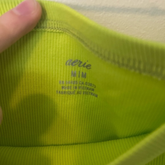 NWT aerie Ruched Rib Micro Mini Skirt, M - Picture 3 of 3